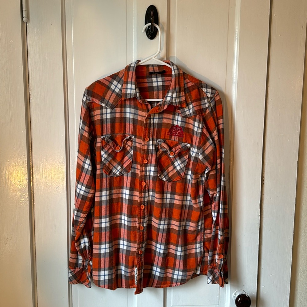 KAVU x Red Hook Brewery Flannel Men’s Medium Orange